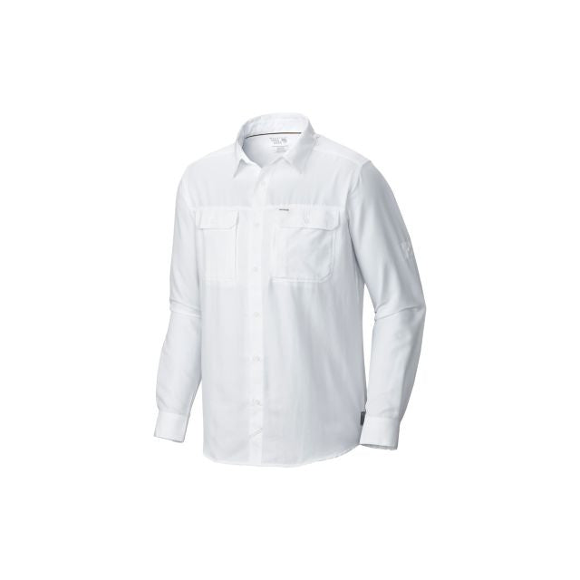 Mountain Hardwear Men&#39;s Canyon Long Sleeve Shirt White