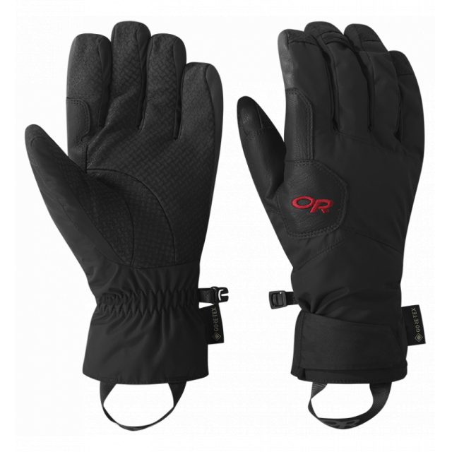 Outdoor Research Men&#39;s BitterBlaze Aerogel Gloves Black/Tomato