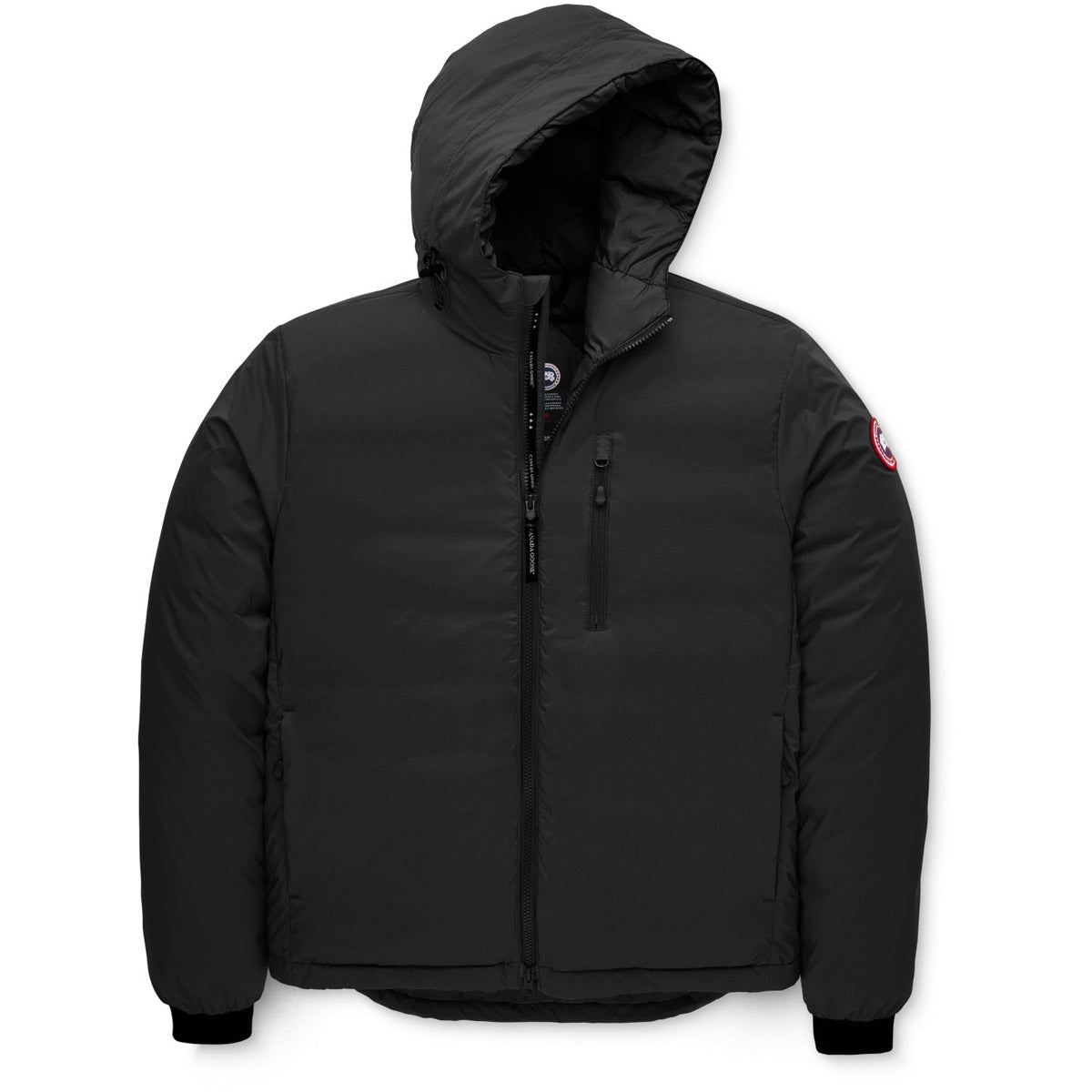 Canada Goose Men&#39;s Lodge Down Hoody Matte Finish Black