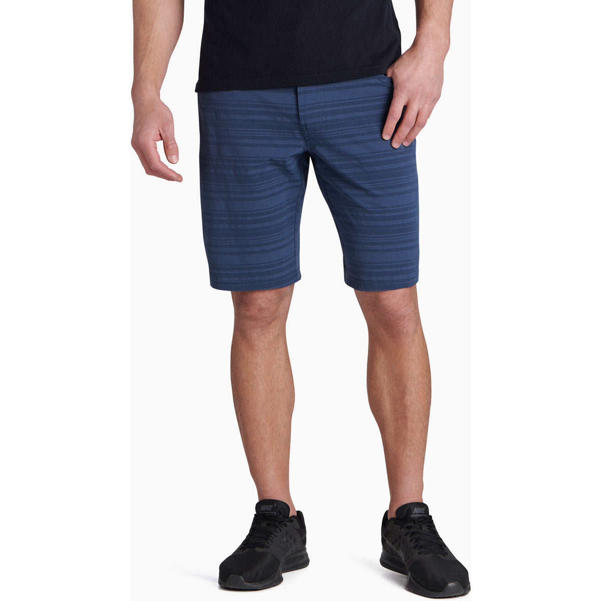 Kuhl Men's Upriser Short 10" Stripe Pirate Blue