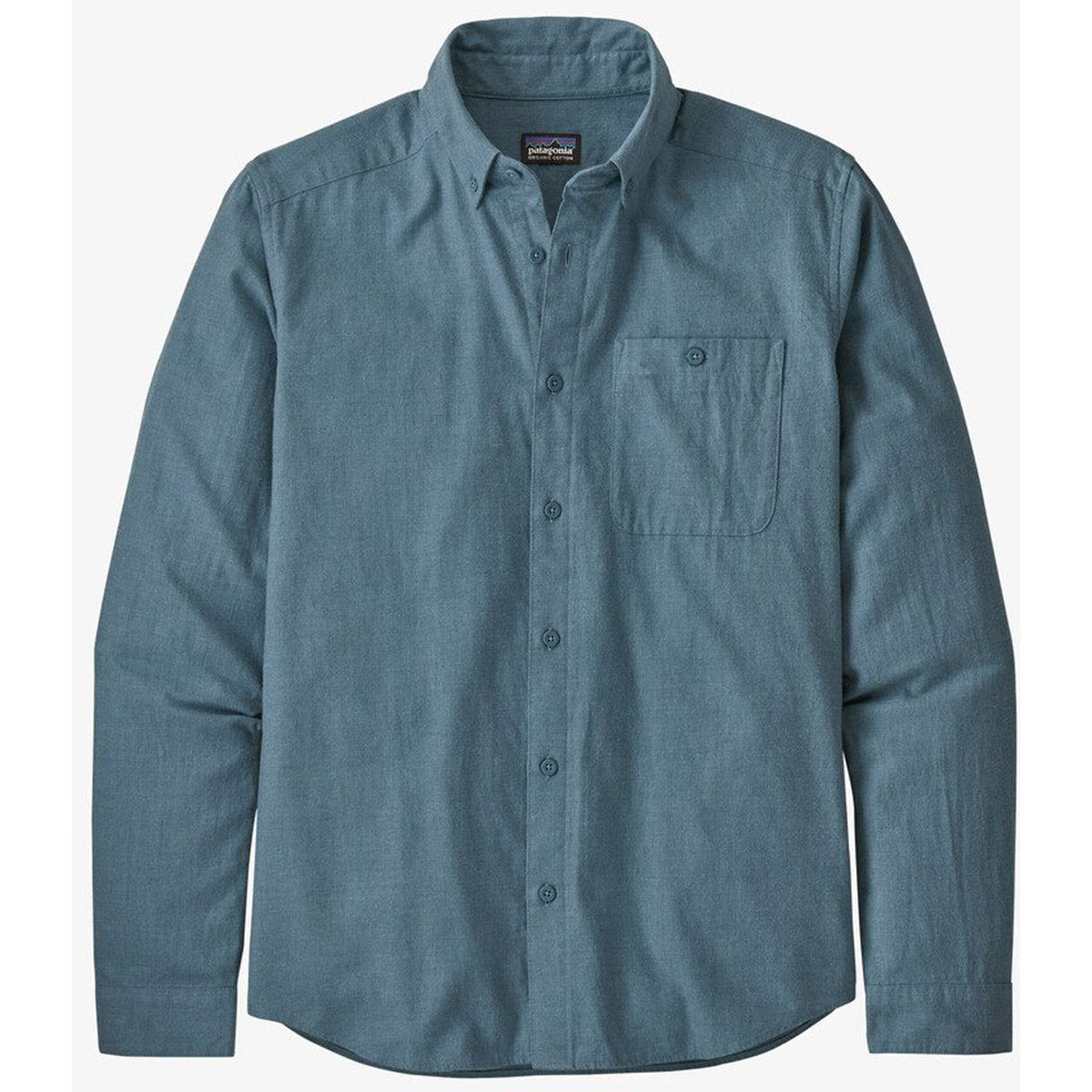 Men&#39;s Long-Sleeved Vjosa River Pima Cotton Shirt