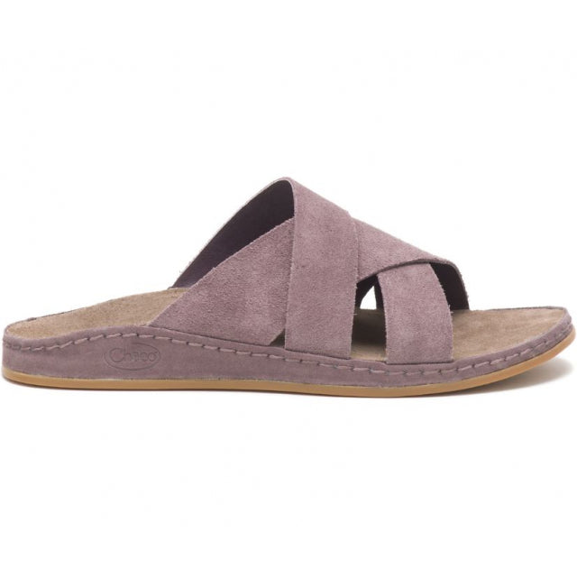 Chaco Women&#39;s Wayfarer Slide Suede Sparrow