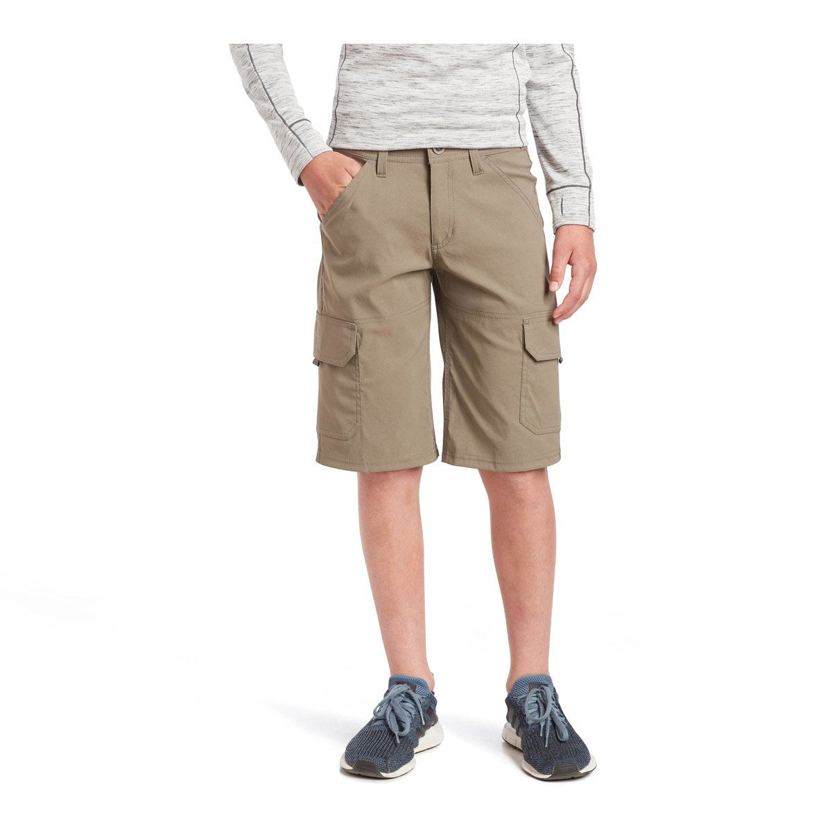 Kuhl Boys' Renegade Cargo Short Khaki