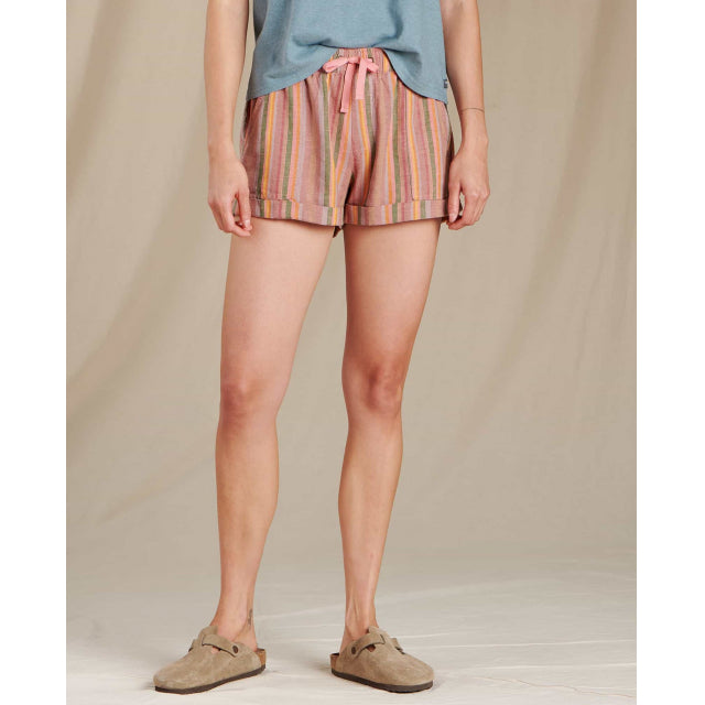 Toad&amp;Co. Women&#39;s Taj Hemp Short Rockrose Stripe