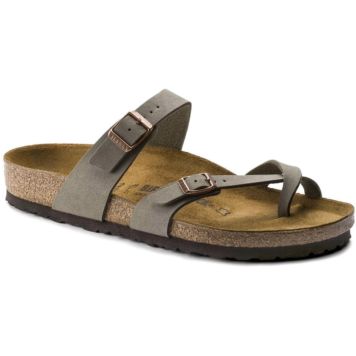 Birkenstock Mayari Birko-Flor Nubuck Stone: