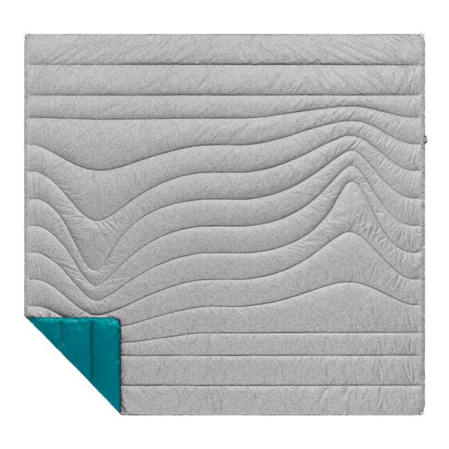 Rumpl Original Puffy Blanket - Printed 2P Light Heather