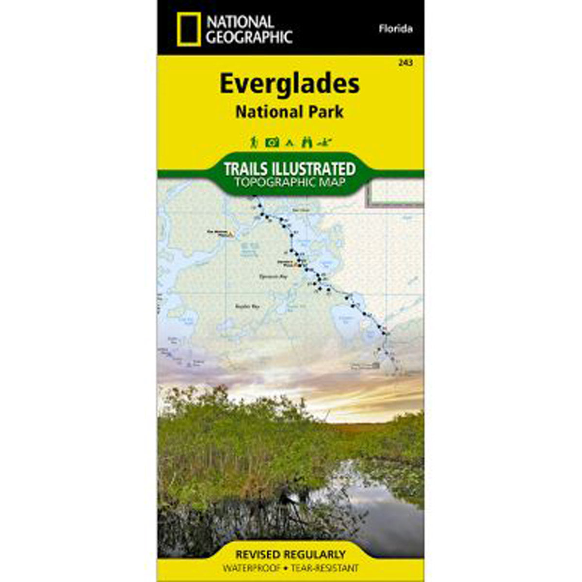 Everglades National Park Map-National Geographic Maps-Uncle Dan&#39;s, Rock/Creek, and Gearhead Outfitters