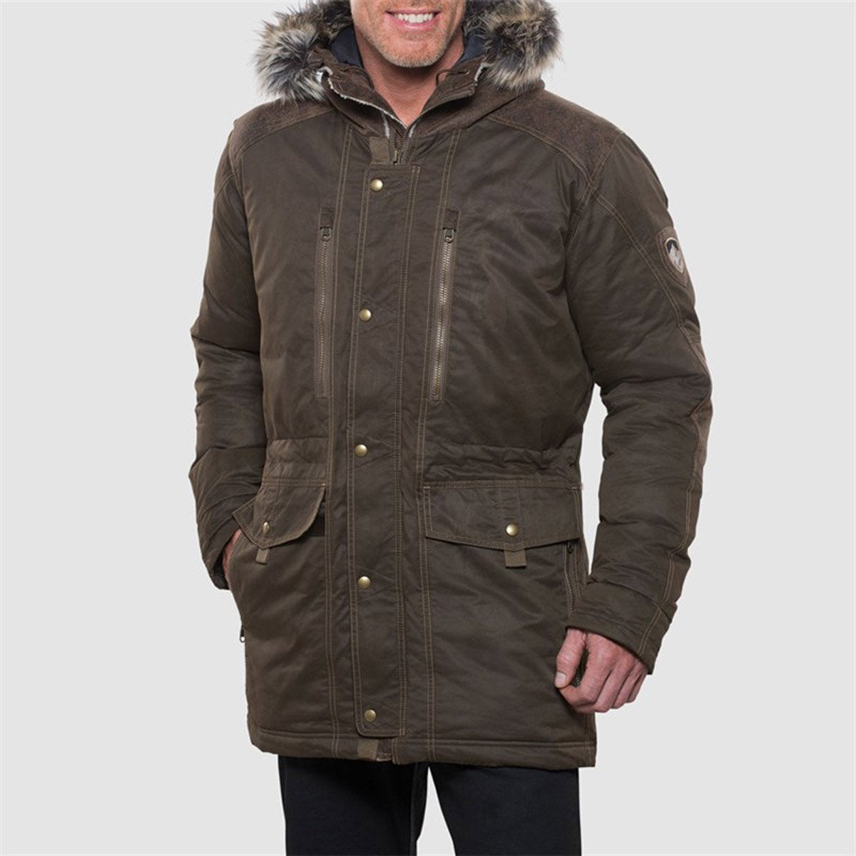 Kuhl Men&#39;s Arktik Down Parka Olive