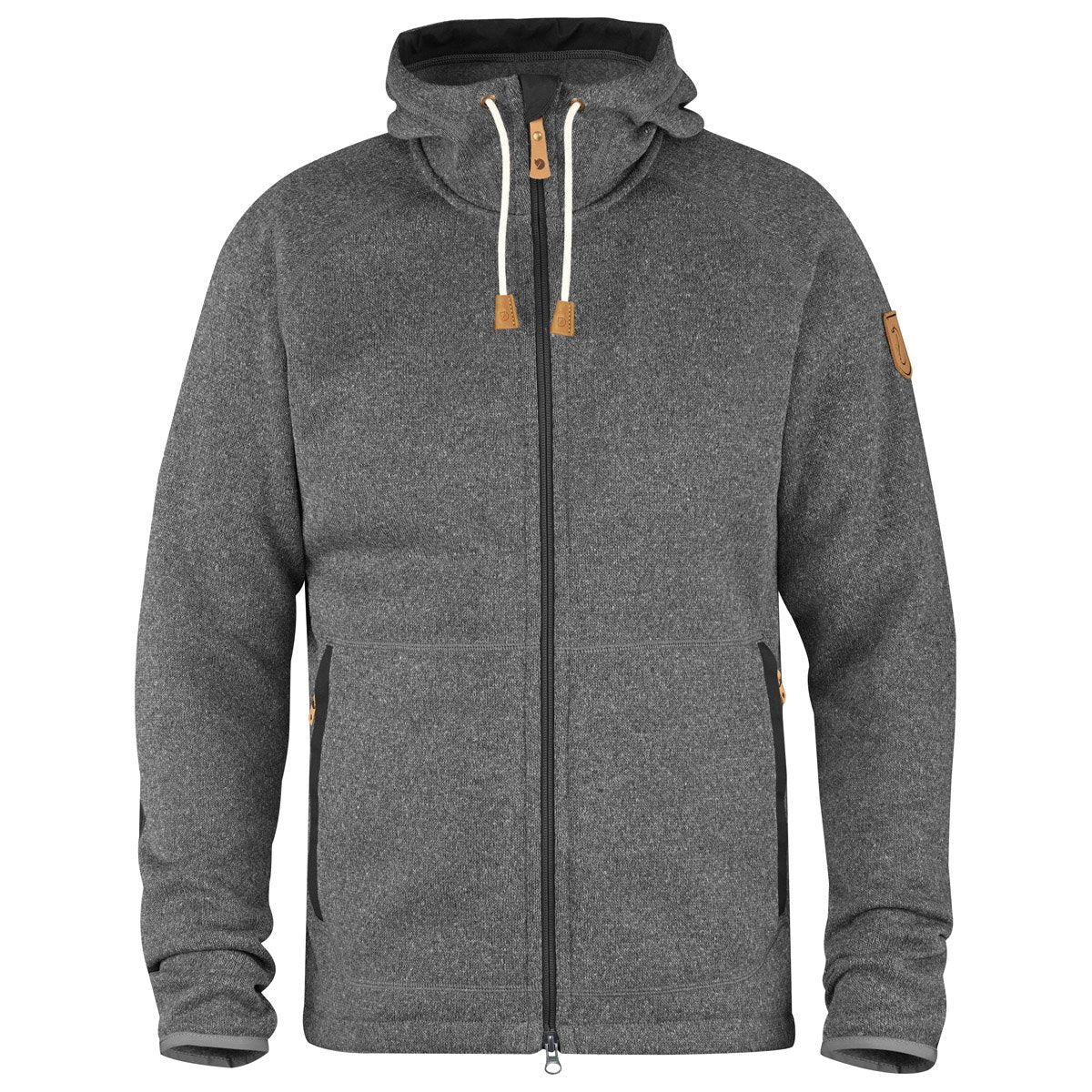 Fjallraven Men&#39;s Ovik Fleece Hoodie Dark Grey