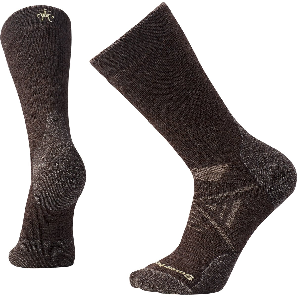 Smartwool Men&#39;s PhD Outdoor Medium Crew Socks Chestnut