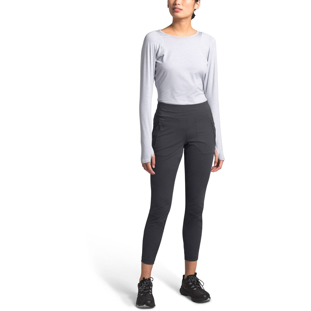 The North Face Women's Paramount Hybrid High Rise Tight Asphalt Grey