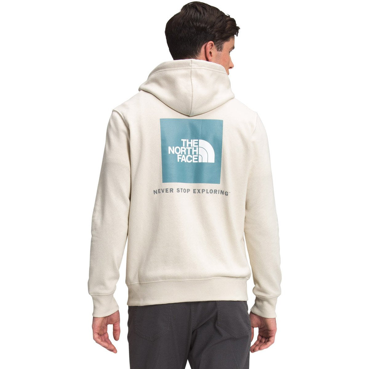 The North Face Men&#39;s Box NSE Pullover Hoodie Vintage White