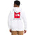 The North Face Men's Box NSE Pullover Hoodie TNF White