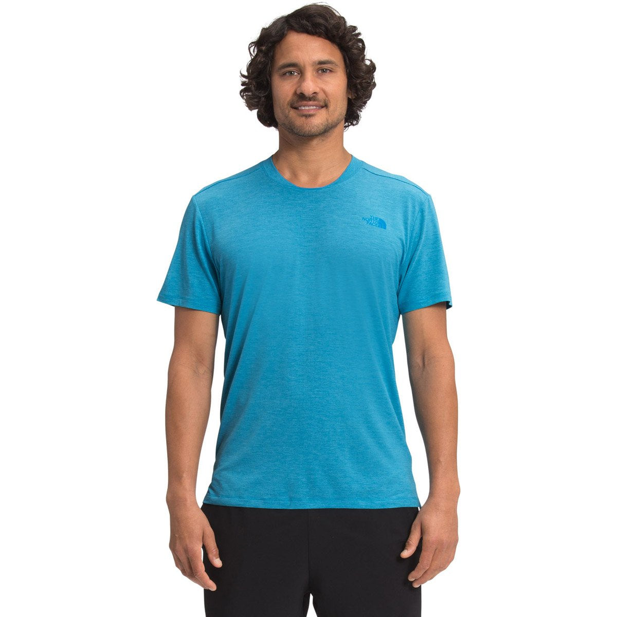 The North Face Men's Wander Short Sleeve Meridian Blue Heather