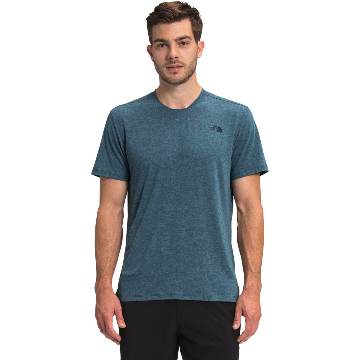 The North Face Men&#39;s Wander Short Sleeve Monterey Blue Heather