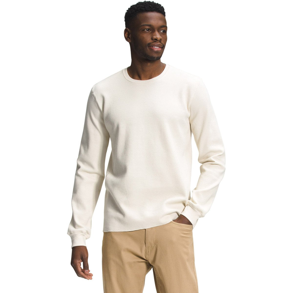 The North Face Men&#39;s All-Season Waffle Thermal Vintage White