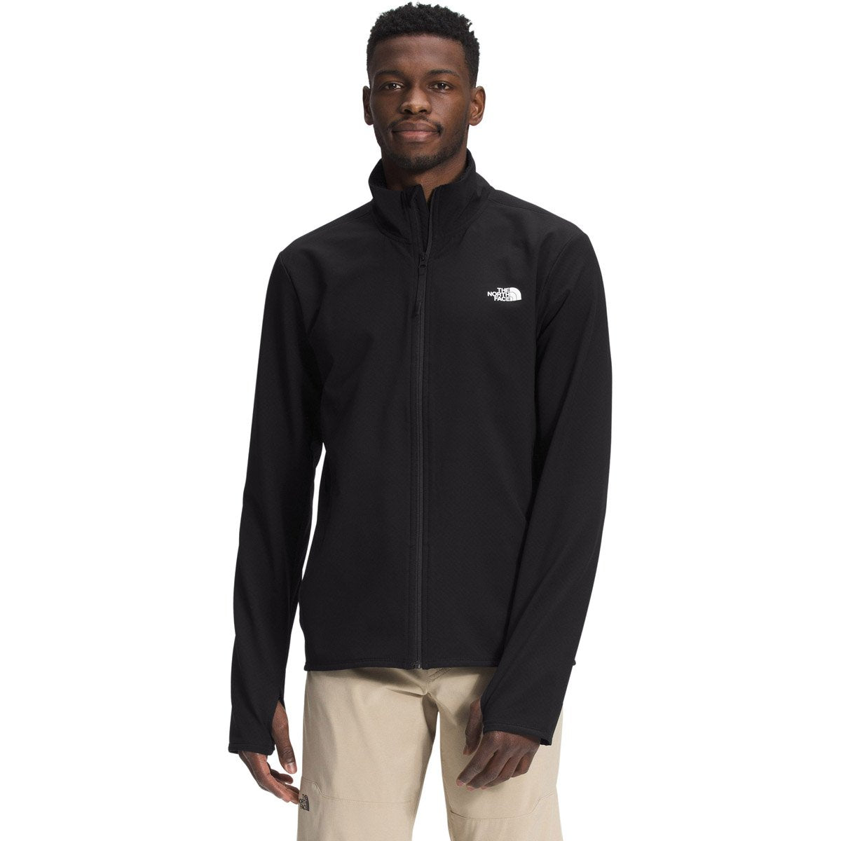 The North Face Men's Treadway Hybrid FutureFleece Full Zip TNF Black