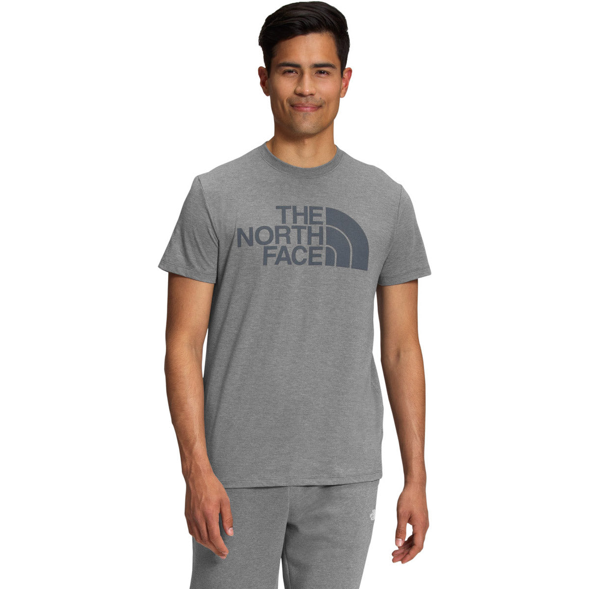 The North Face Men's Short-Sleeve Half Dome Tri-Blend Tee TNF Medium Grey Heather/TNF Medium Grey Heather
