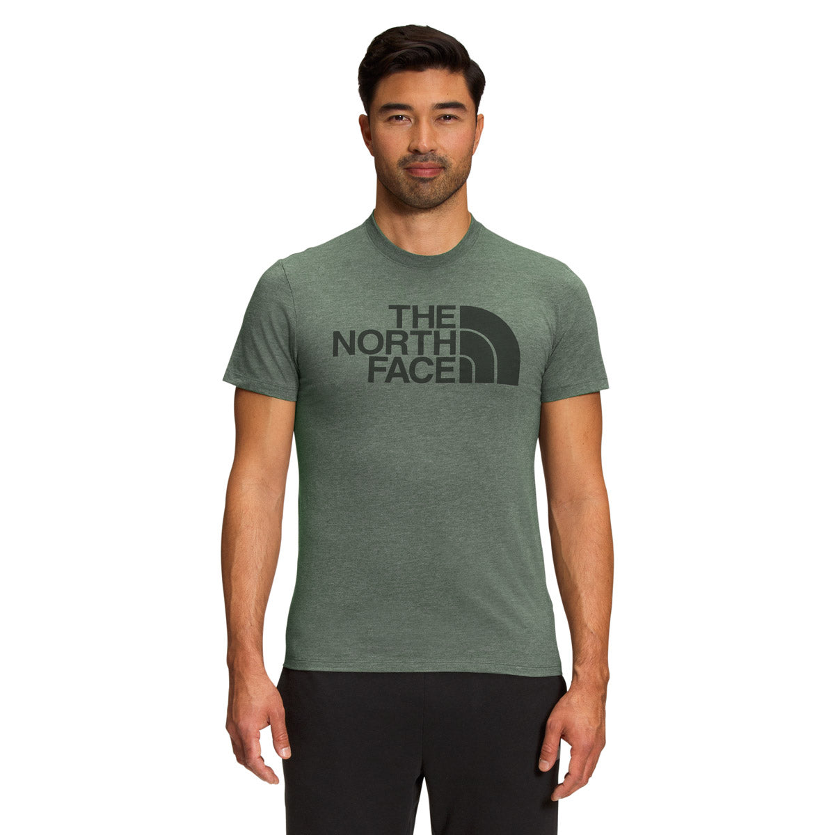 The North Face Men's Short-Sleeve Half Dome Tri-Blend Tee Thyme Heather