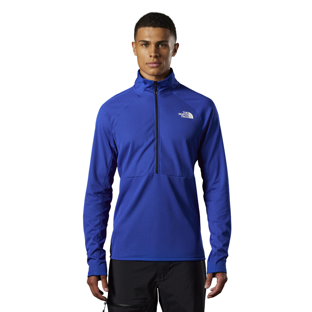 The North Face Men&#39;s Summit FUTUREFLEECE LT Half-Zip TNF Blue