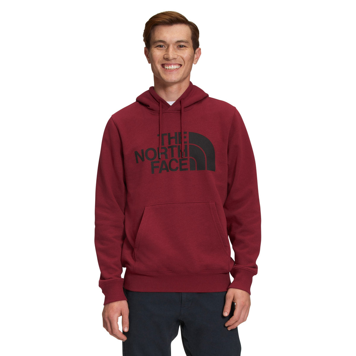 The North Face Men&#39;s Half Dome Pullover Hoodie Cordovan/TNF Black