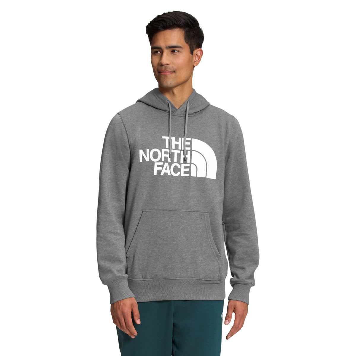 The North Face Men&#39;s Half Dome Pullover Hoodie TNF Medium Grey Heather/TNF White