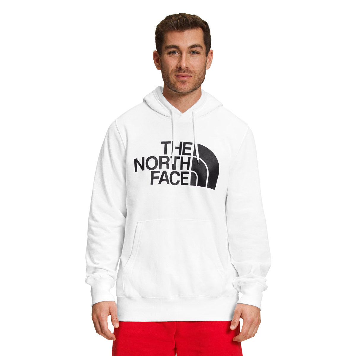 The North Face Men&#39;s Half Dome Pullover Hoodie TNF White/TNF Black