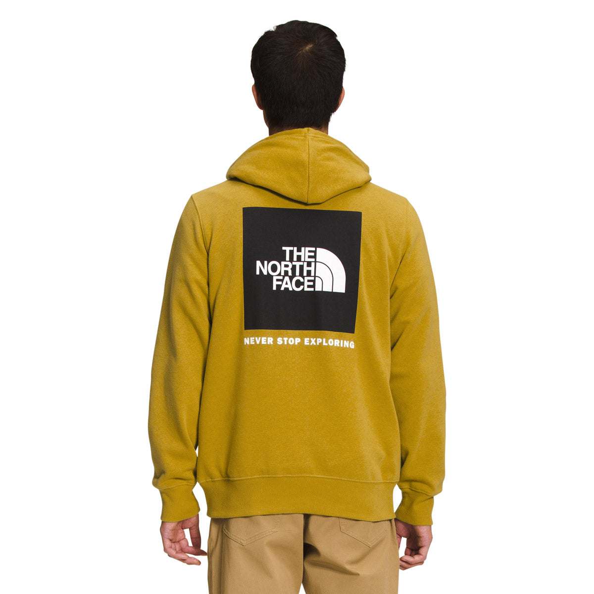 The North Face Men&#39;s Box NSE Pullover Hoodie Mineral Gold/TNF Black