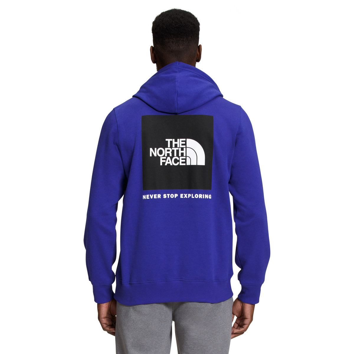 The North Face Men&#39;s Box NSE Pullover Hoodie Lapis Blue/TNF Black