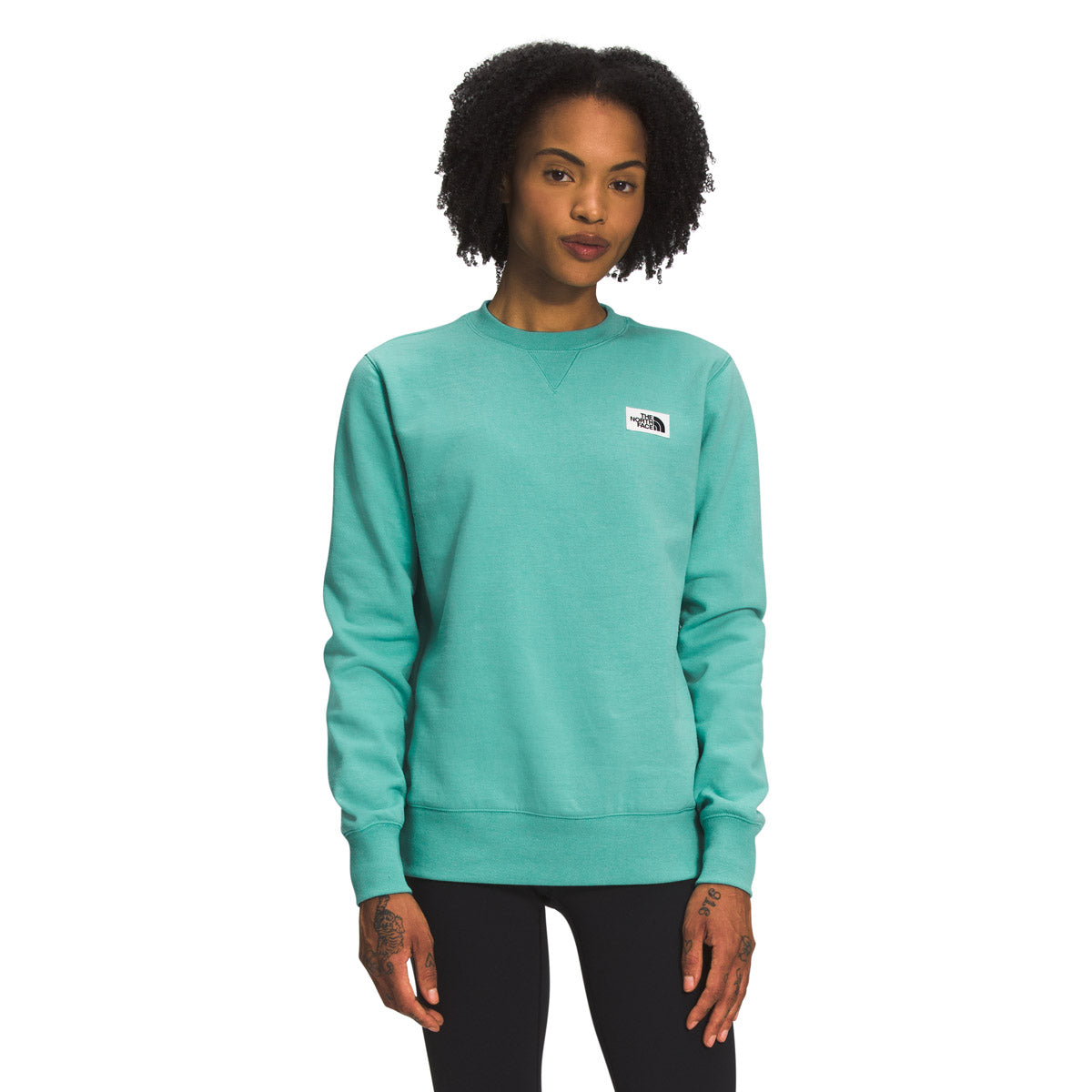 The North Face Women's Heritage Patch Crew Wasabi