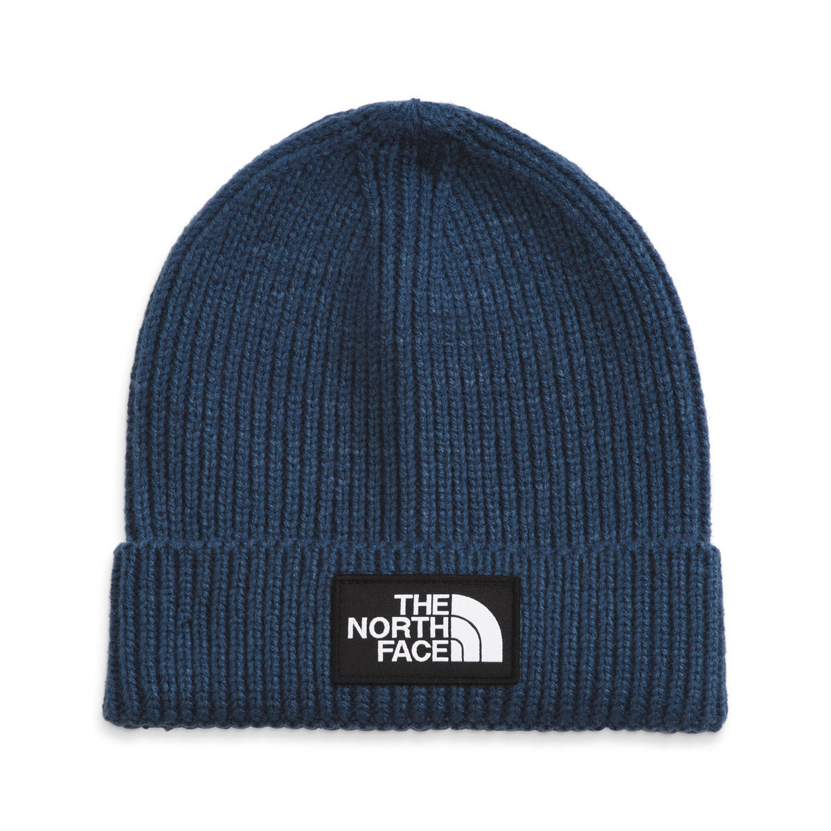 The North Face Kids' TNF Box Logo Cuffed Beanie Shady Blue