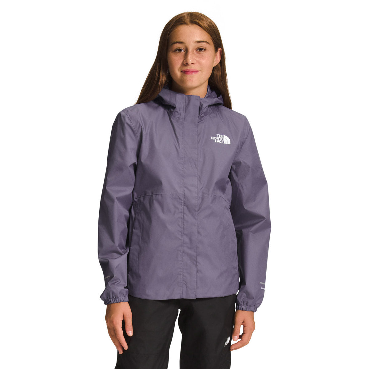 The North Face Girls&#39; Antora Rain Jacket Lunar Slate