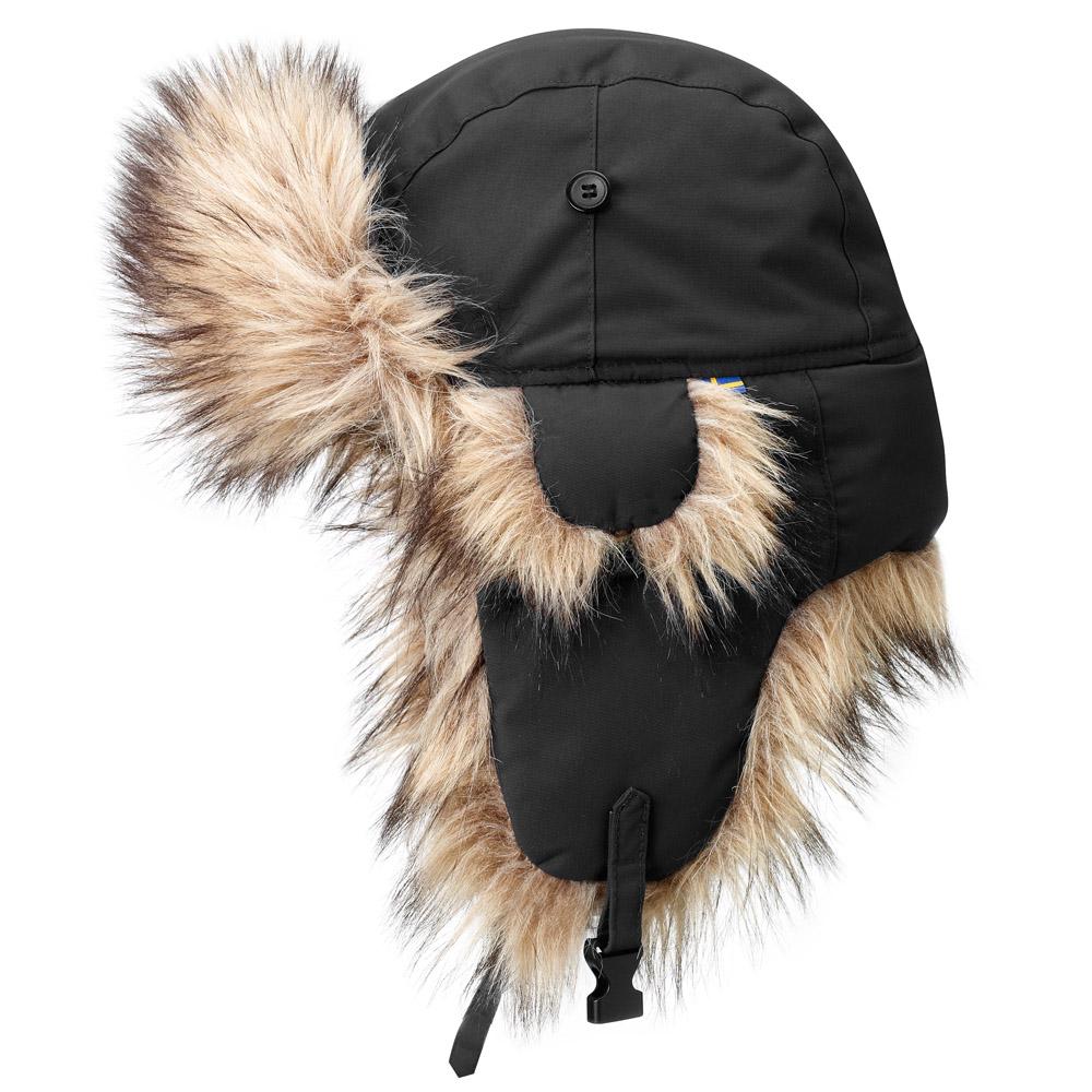 Fjallraven Nordic Heater Trapper Hat Black