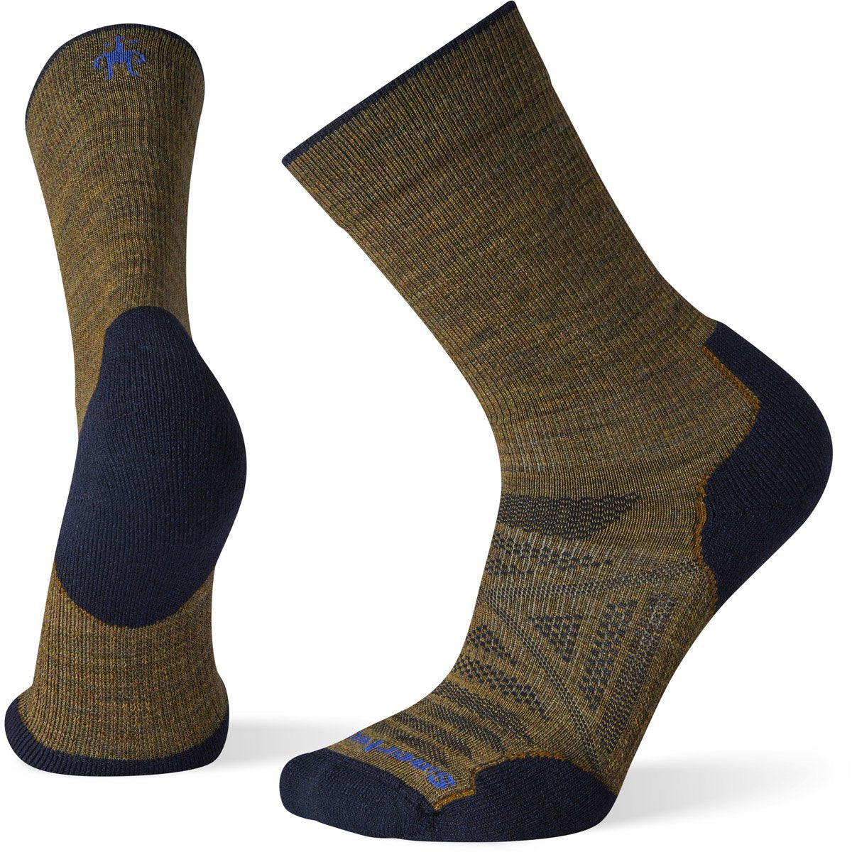 Smartwool Men&#39;s PhD Outdoor Light Crew Socks Desert Sand