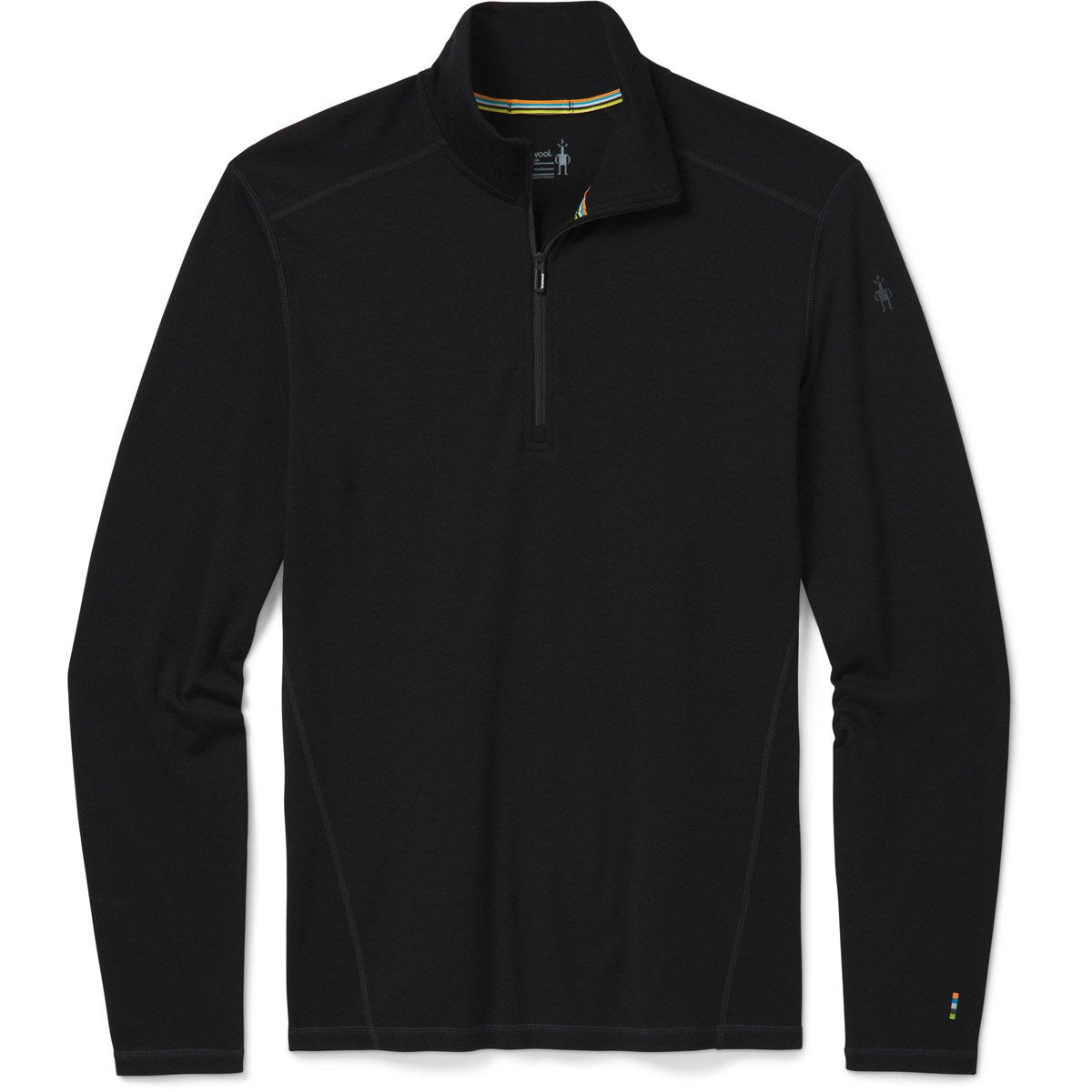 Smartwool Men's Classic Thermal Merino Base Layer 1/4 Zip Black