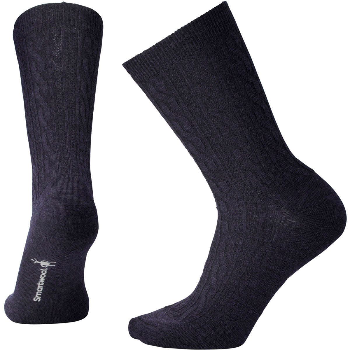 Smartwool Women&#39;s Cable II Socks Deep Navy Heather