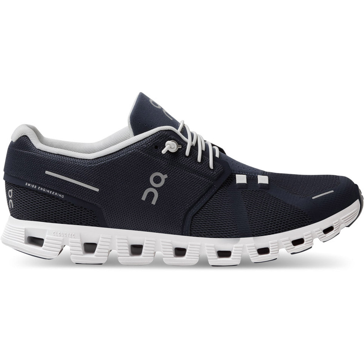On Running Men's Cloud 5 Midnight | White