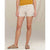 Toad&Co. Women's Taj Hemp Short Egret Thin Stripe