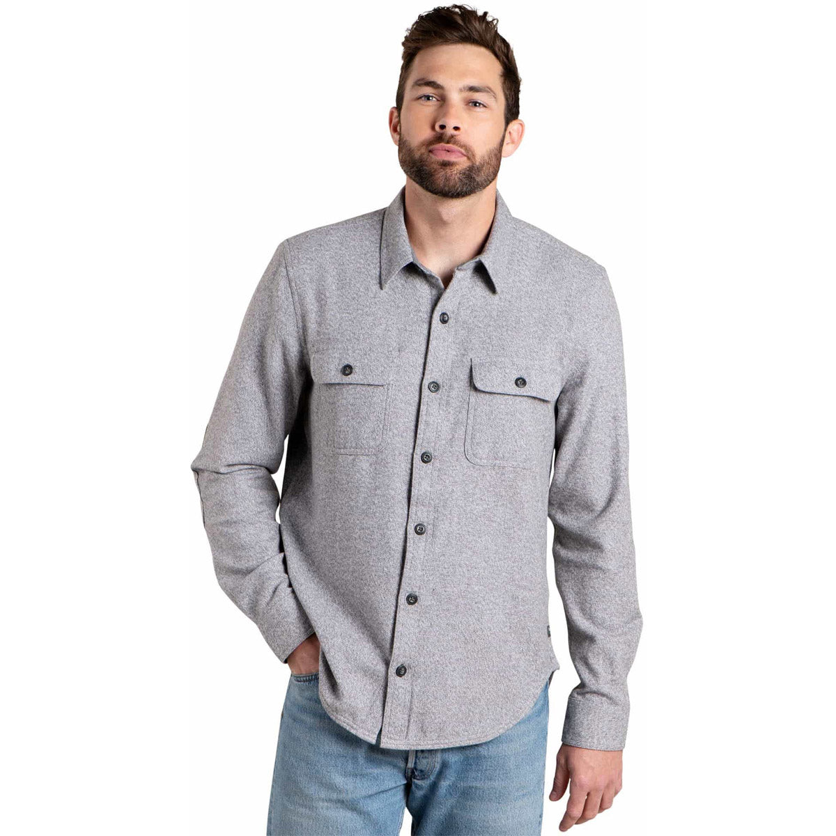 Toad&amp;Co. Men&#39;s Ranchero Long Sleeve Shirt moke / S