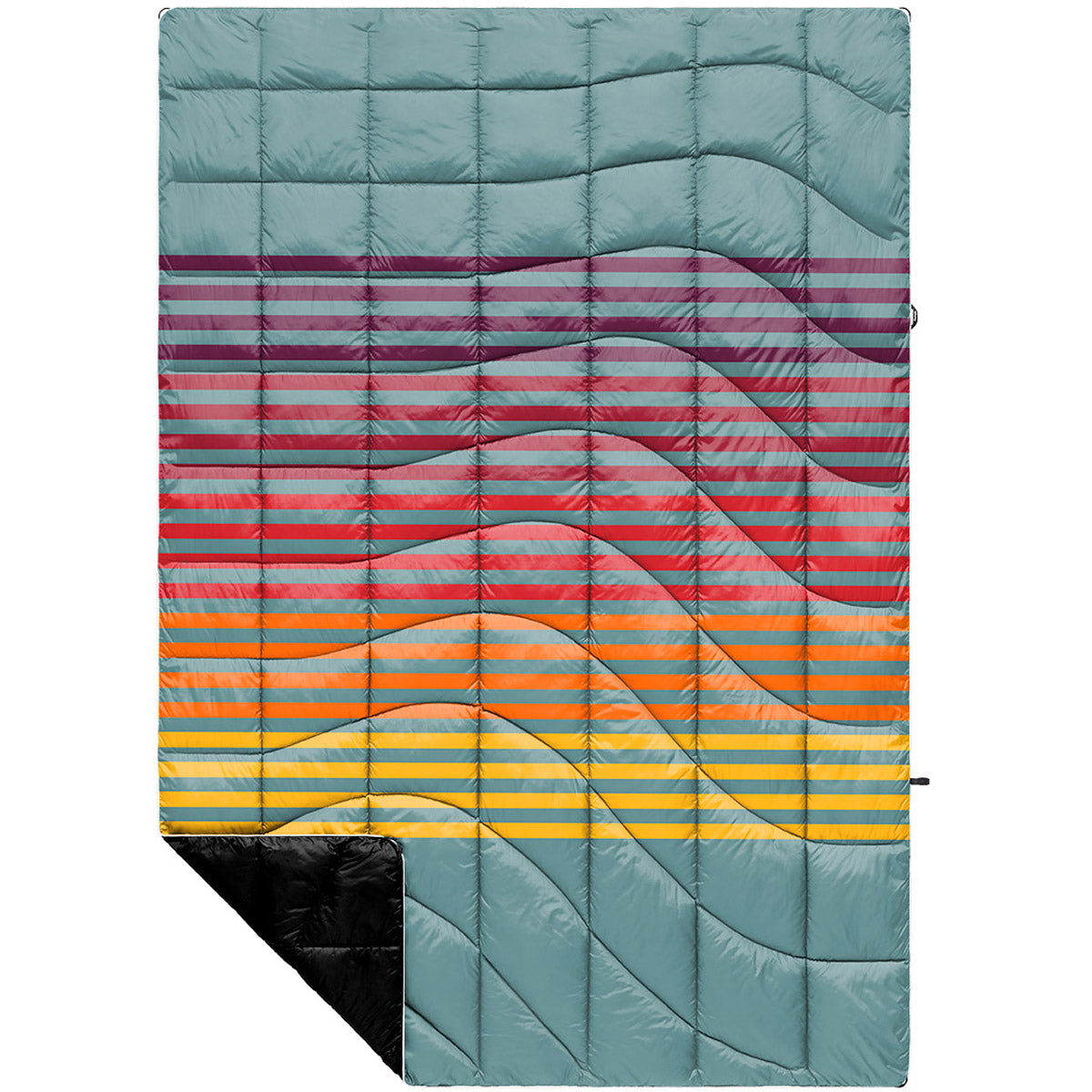 Rumpl Nanoloft Puffy - Printed 1P Glacier Rays