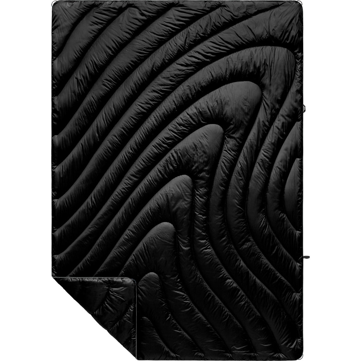Rumpl Original Puffy Blanket - Solid 1-Person Black