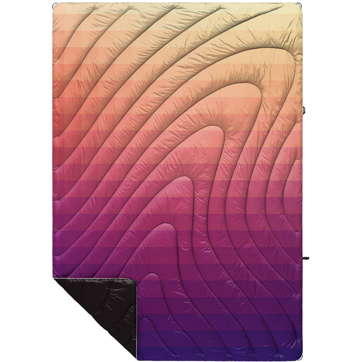 Rumpl Original Puffy Blanket - Printed 1-Person Dawn Pixel Fade