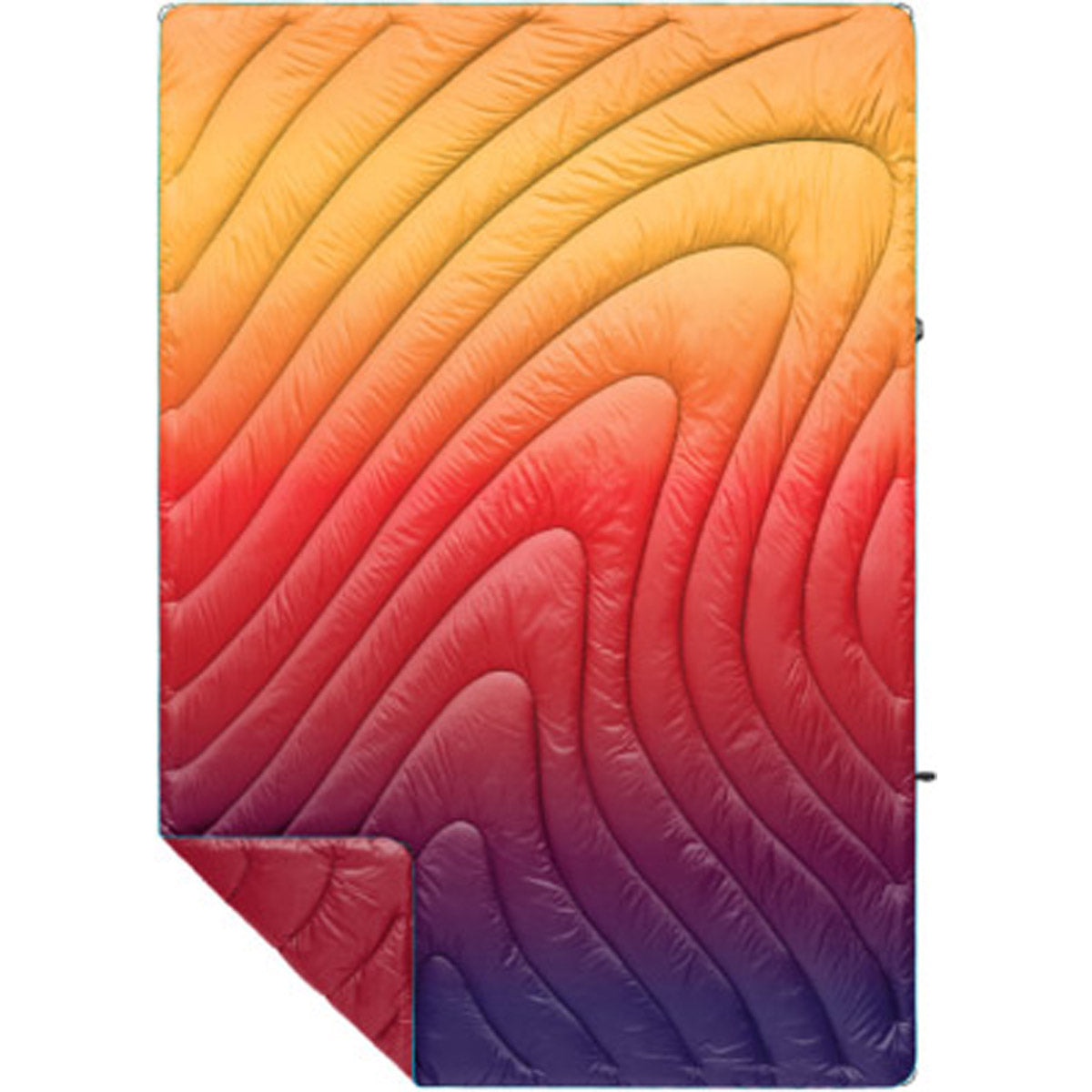 Rumpl Original Puffy Blanket - Printed 1-Person Pyro Fade