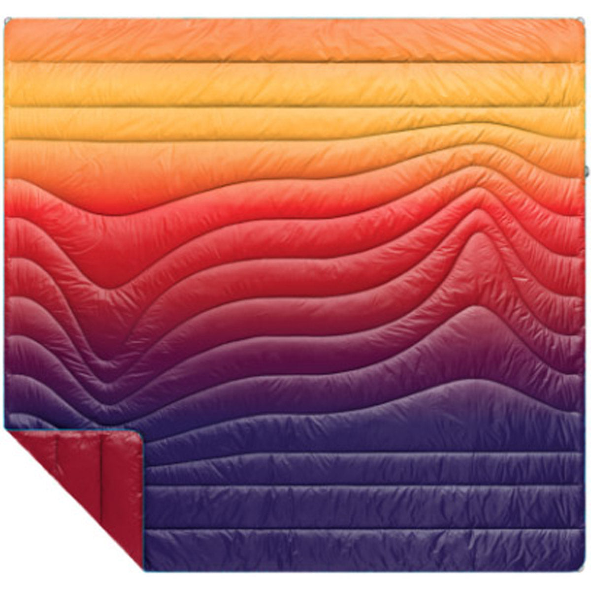 Rumpl Original Puffy Blanket - Printed 2P Pyro Fade
