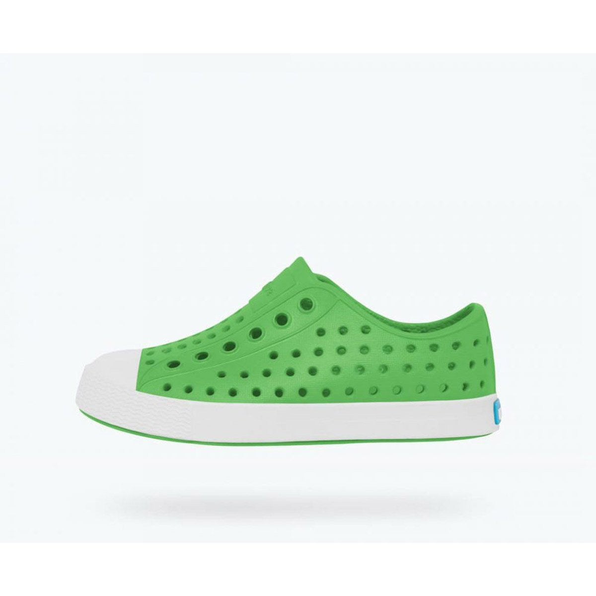 Native Child Jefferson Shoe Grasshopper Green Shell White