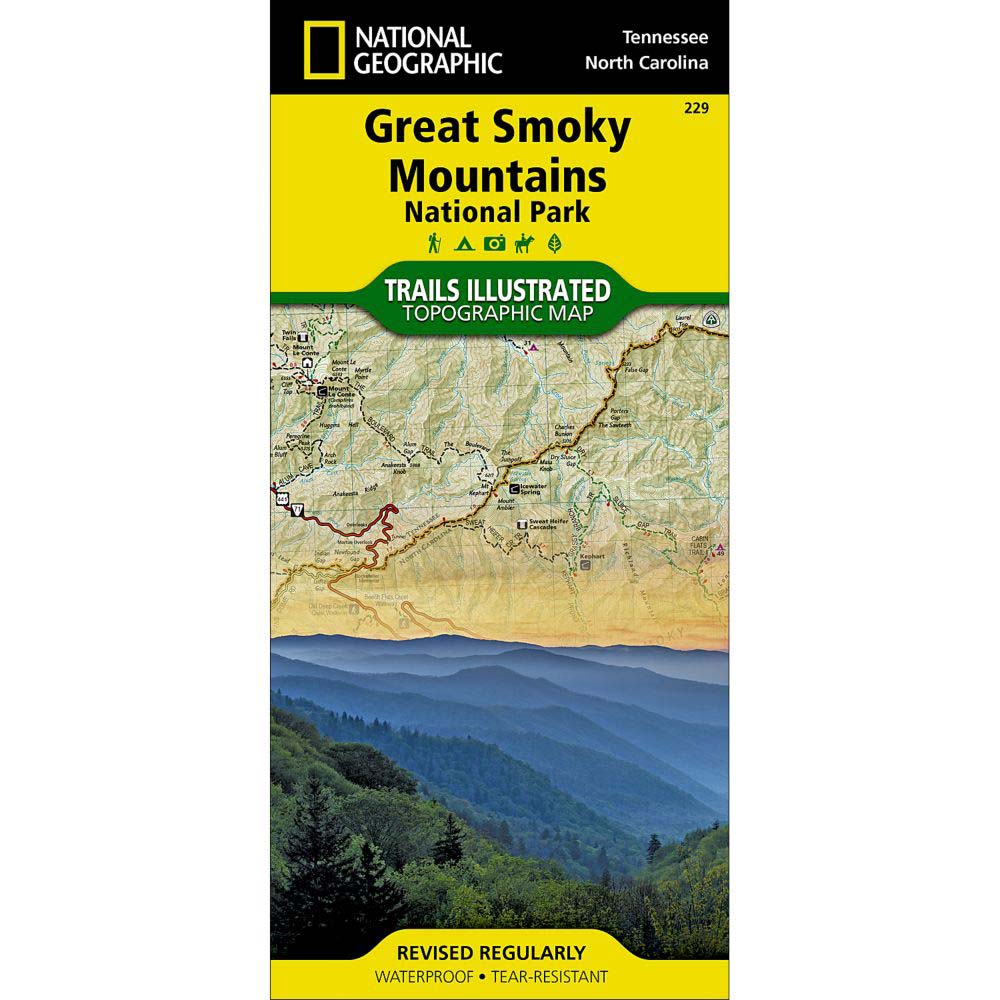 Trails Illustrated Map: Great Smoky Mountains National Park-National Geographic Maps-Uncle Dan&#39;s, Rock/Creek, and Gearhead Outfitters
