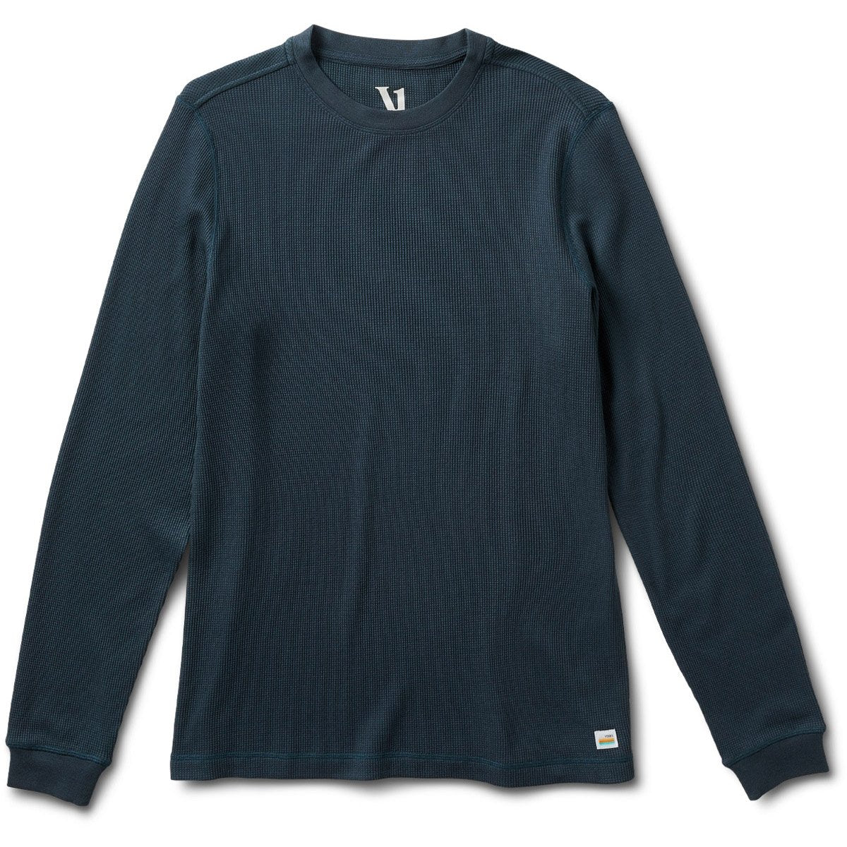 Vuori Men&#39;s Waffle Crew Indigo