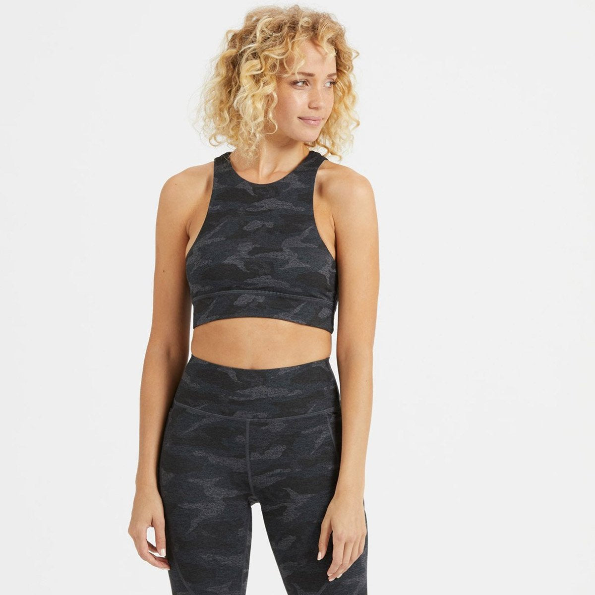 Vuori Women's Juno Bra Black Camo