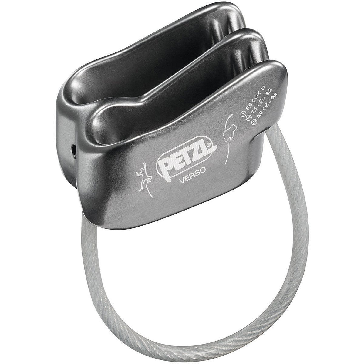 Petzl Verso Belay Device Gray