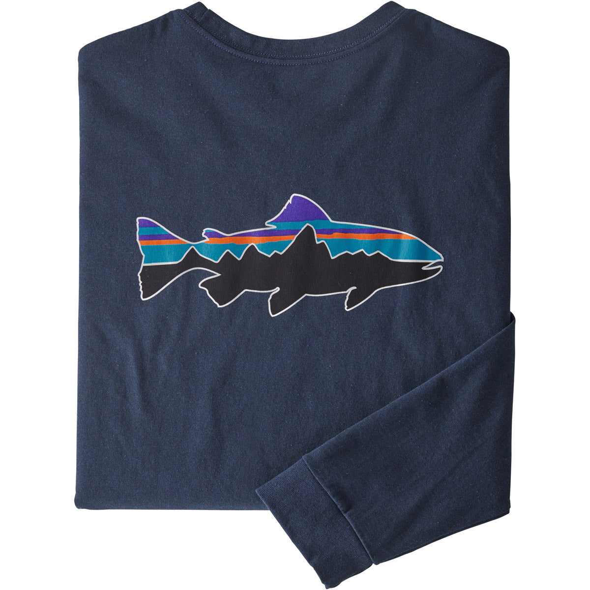 Men&#39;s Long-Sleeved Fitz Roy Trout Responsibili-Tee